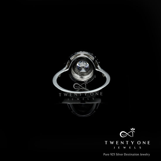 Black Beauty Reysa Solitaire Ring